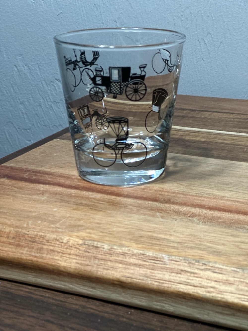 Vintage Libbey Barware Glasses Set of 4 – Mid Century Horse Carriage Design - Picture 6 of 8